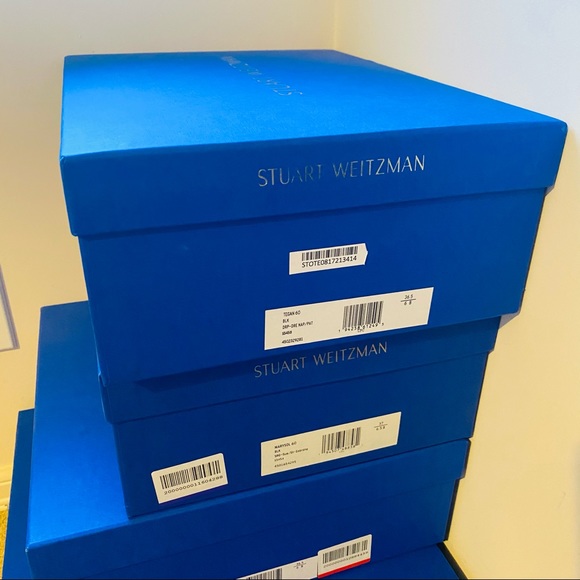 Stuart Weitzman empty box organizer blue purple - Picture 4 of 10